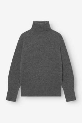 ROLLKRAGENPULLOVER GRAU