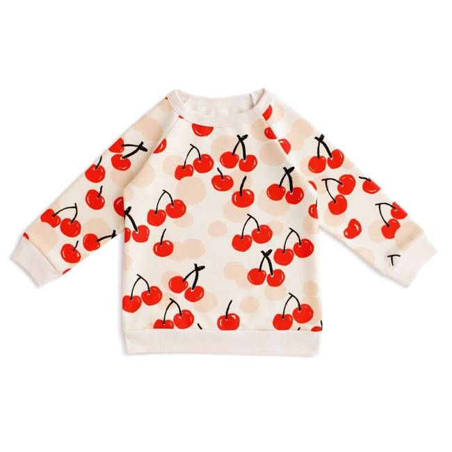 Sweatshirt - Cherries Red