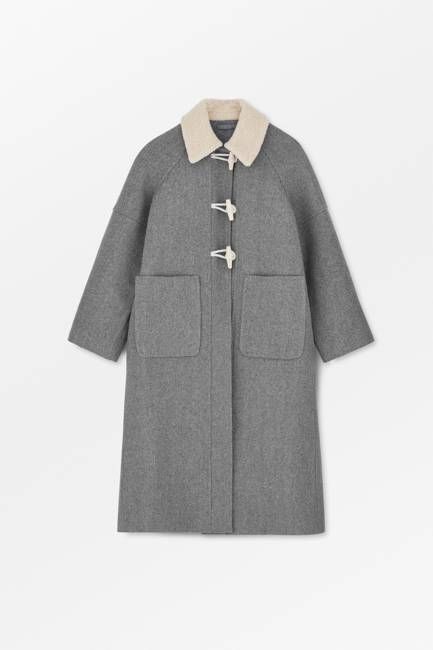 Bibi duffle coat - Grey structure