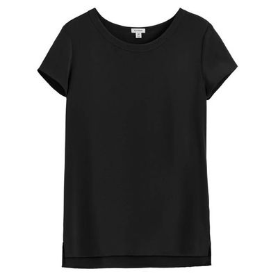 Silk High-Low Tee