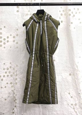 Lightweight Long Gilet Olive
