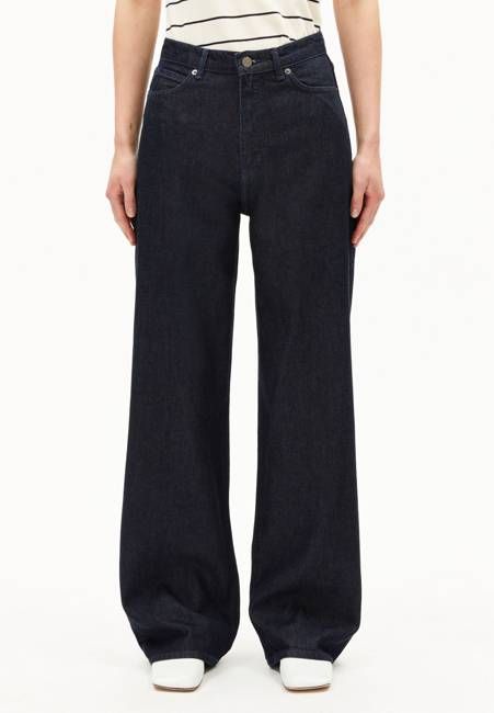 ENIJAA FLOW HIGH WAIST WIDE JEAN | rinse