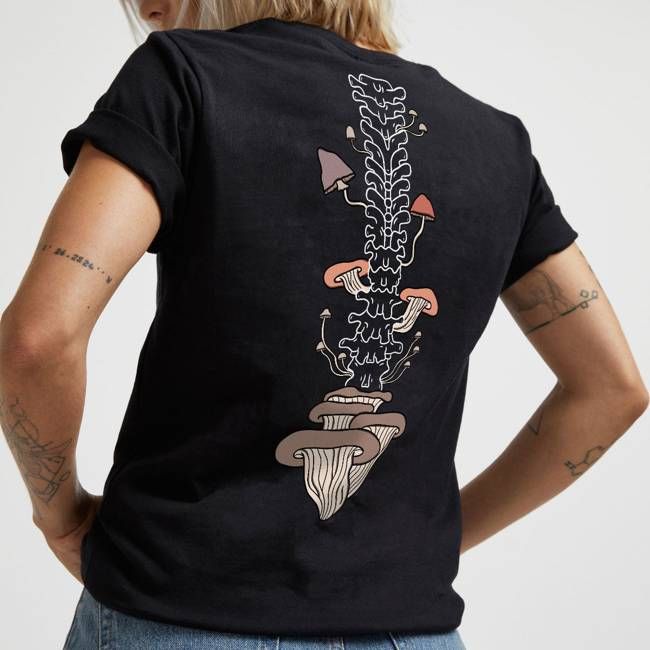 Botanatomy Spine Back Print T-Shirt (Unisex)