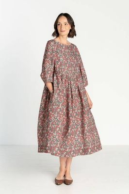 Gaia – Linen Smock Dress