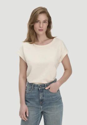 Light slub relaxed T-shirt made from pure organic cotton