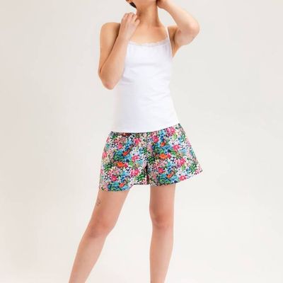 Bio Shorts Smilla allover Blumen - kaufen
