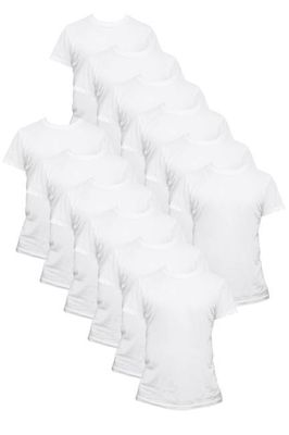 12-Pack Women's Short Sleeve White | Organic Cotton, Fair Trade & Timeless