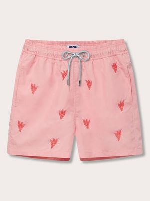 Coral Colony bestickte Staniel Badeshorts für Herren