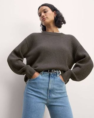 The Cocoon Crew in Everyday Cotton | Heathered Charcoal