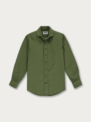 Men's Olive Green Atwood Cotton Shirt