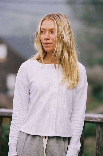 Thermal Pointelle Cardigan