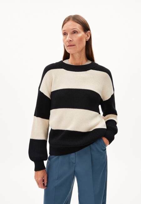 HAAYLE BLOCKSTRIPES| black-oatmilk