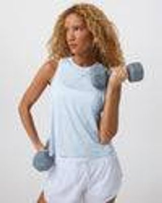 Energy Top | Women's Soft Sky Heather Performance Tank | Vuori