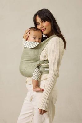 Sage Chequer Soft Buckle Carrier