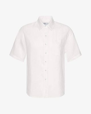 Linen SS Shirt - Optical White