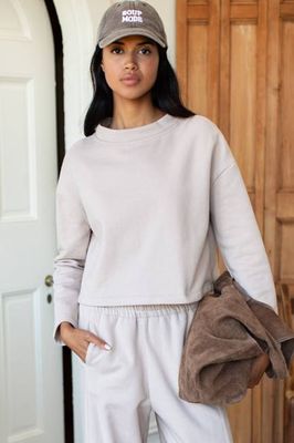 Boxy Sweatshirt - Fawn
