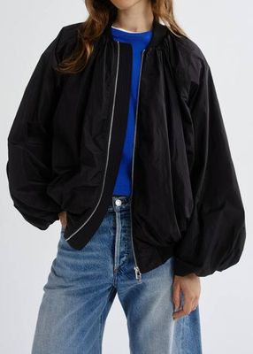 Raffi Bomber Jacket in Black