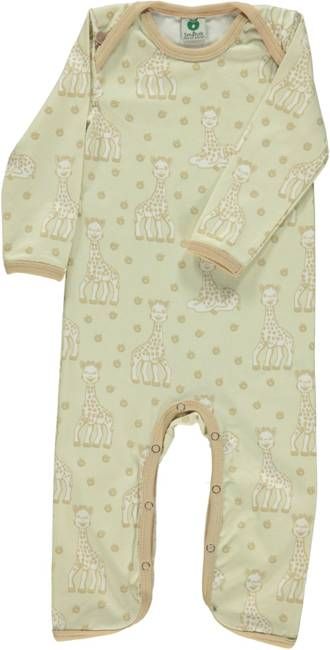 Long-sleeved baby suit with Sophie la Girafe