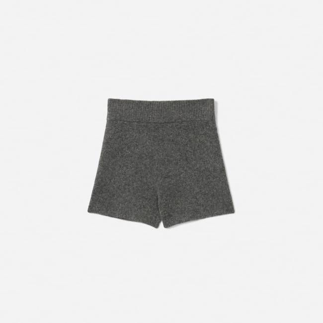 The Cozy-Stretch Short | Heathered Charcoal