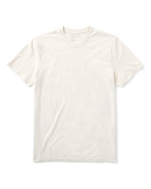 The Cotton Hemp Tee in Vintage White