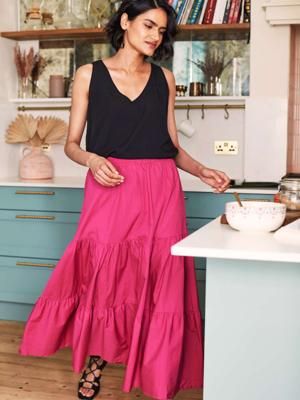 Organic cotton deals maxi skirt