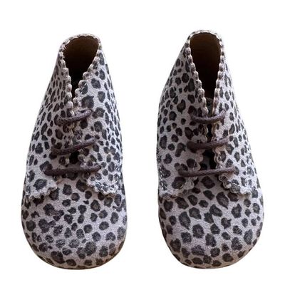 Britannical x Early Days - Charlie Pre-Walker Baby Shoes - Leopard Spots