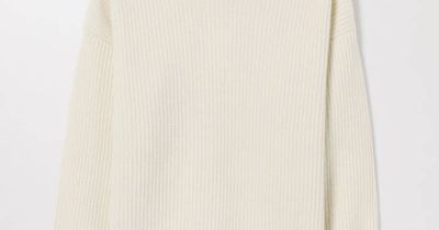 Creme Mock Neck Sweater | 100% Recycled Wool | Asket