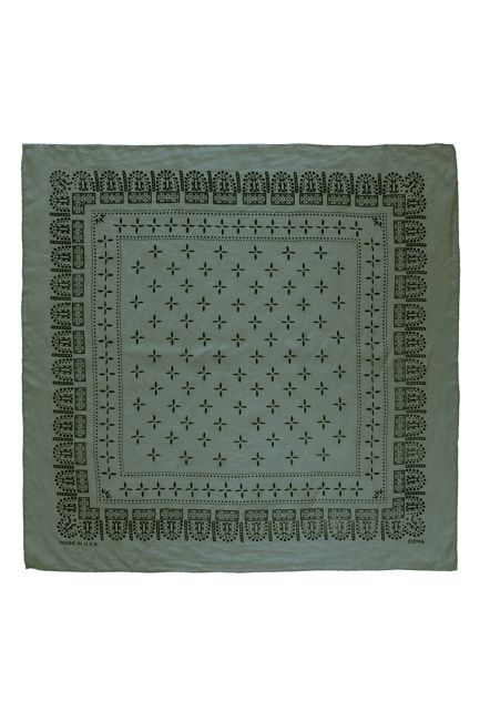1930s Bandana, Regen Silk, Meadow