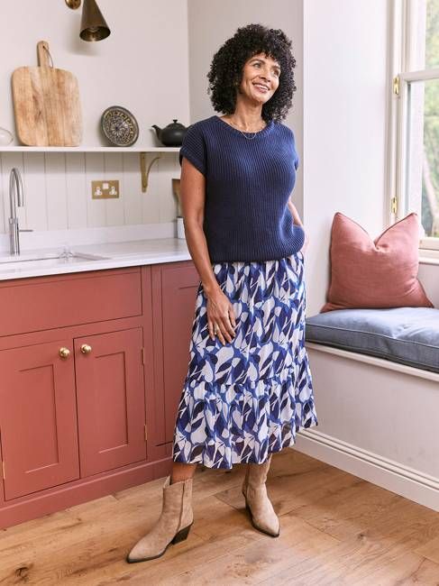 Stephanie Georgette Skirt