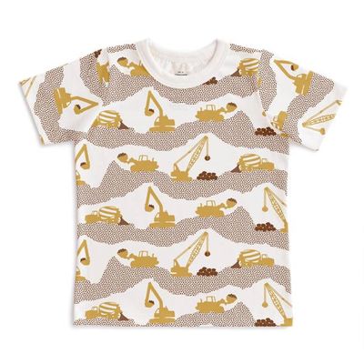 Short-Sleeve Tee - Construction Yellow & Chestnut
