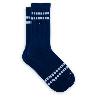 Crew Sock - Marino Block Stripe