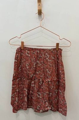 Sample Sale Noel Skirt in Rhubarb Floral