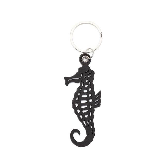Seahorse Recycled Rubber Vegan Keyring