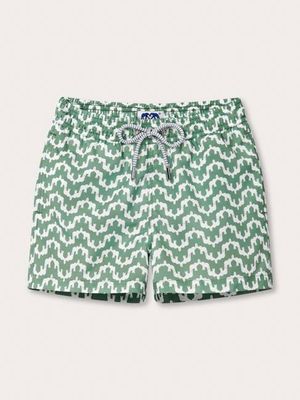 Boys Elephant Palace Green Staniel Swim Shorts