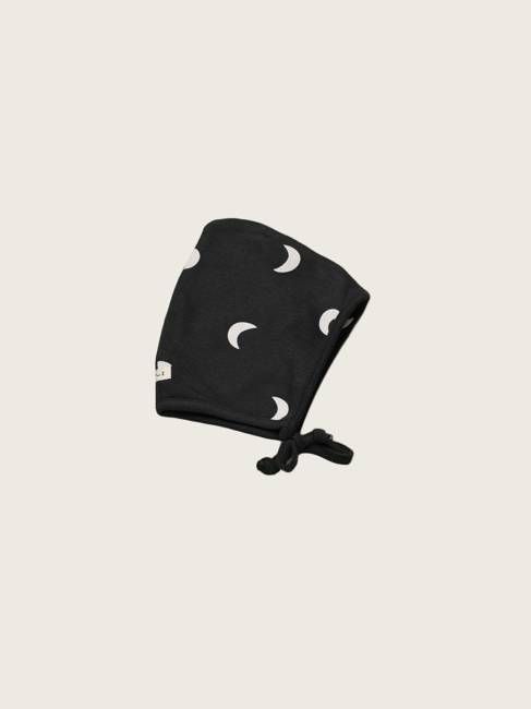 Black Midnight Pixie Bonnet