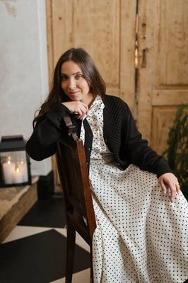 Elaine – Merino Wool Cardigan