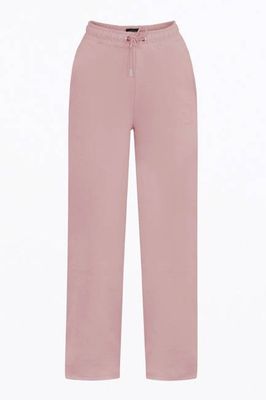 The Organic Straight-Leg Sweatpants - Pink