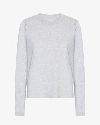 Women Organic LS T-Shirt - Snow Melange