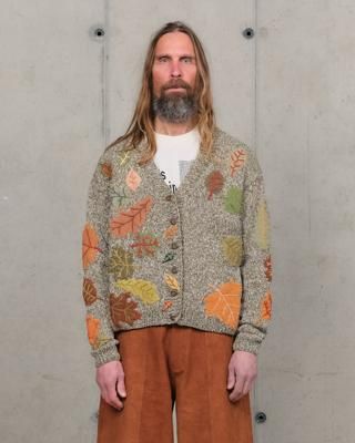STORY mfg］TWINSUN CARDIGAN “SAGE SOLAR FUTURE” | ICONS