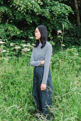 Tracey-Dee Organic Cotton Trouser In Denim