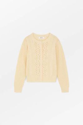 Alexa cardigan - Pastel yellow