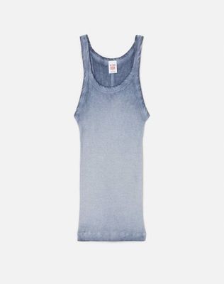 Hanes Ribbed Tank - Blue Haze