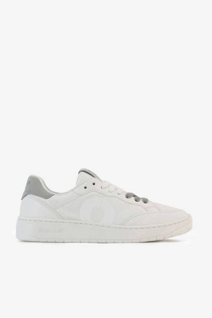 WHITE DEIA VEGAN LEATHER TRAINERS