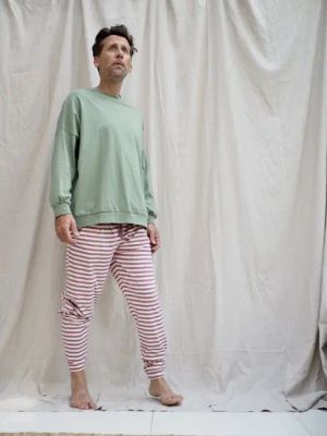 aku lounge pants / fig stripe — Noctu