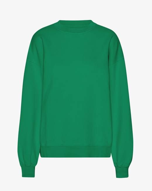 Organic Oversized Crew - Kelly Green