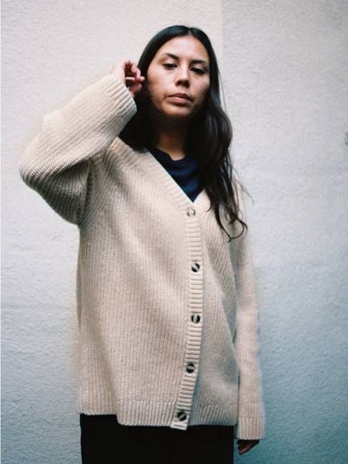 Kristina Rib Knit Cardigan Oat | Nudie Jeans