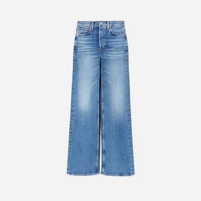 Comfort Stretch 70s Ultra High Rise Wide Leg - Indigo Storm