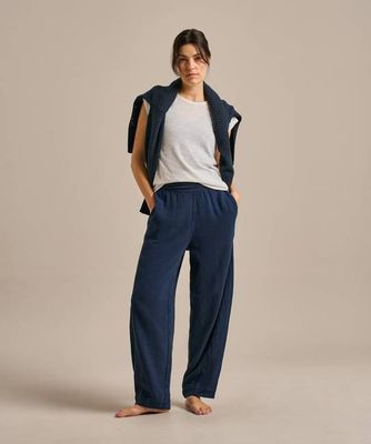 Tulip Leg Cotton Gauze Yoga Pant