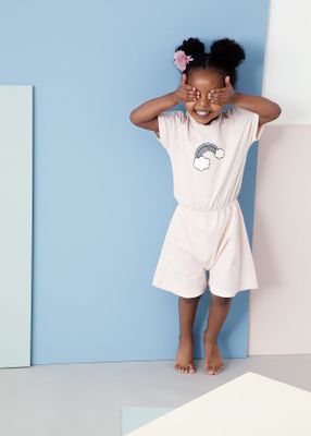 PLAYSUIT RAINBOW Soft Pink