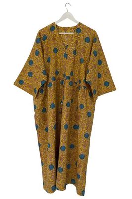 NEU! Midi-Kaftankleid aus Baumwolle Nr. 76